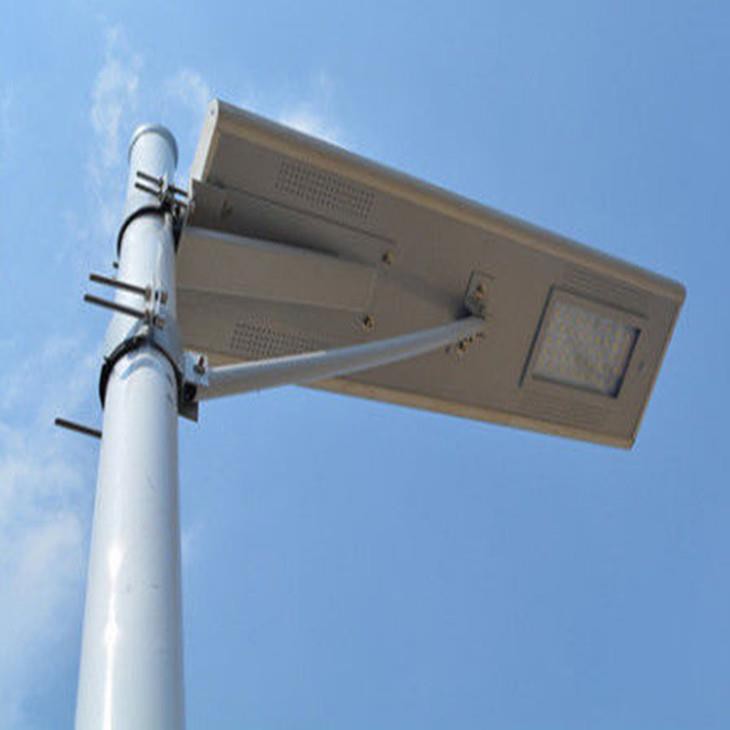 60w Solar Street Light With LED Lamp 8000 Lumen, Solar Panel, Battery, Charger And Light Pole